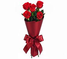 Букет 5 Красных роз Эдлесс Лав в Николаевской Республики Северная Осетия-Алания