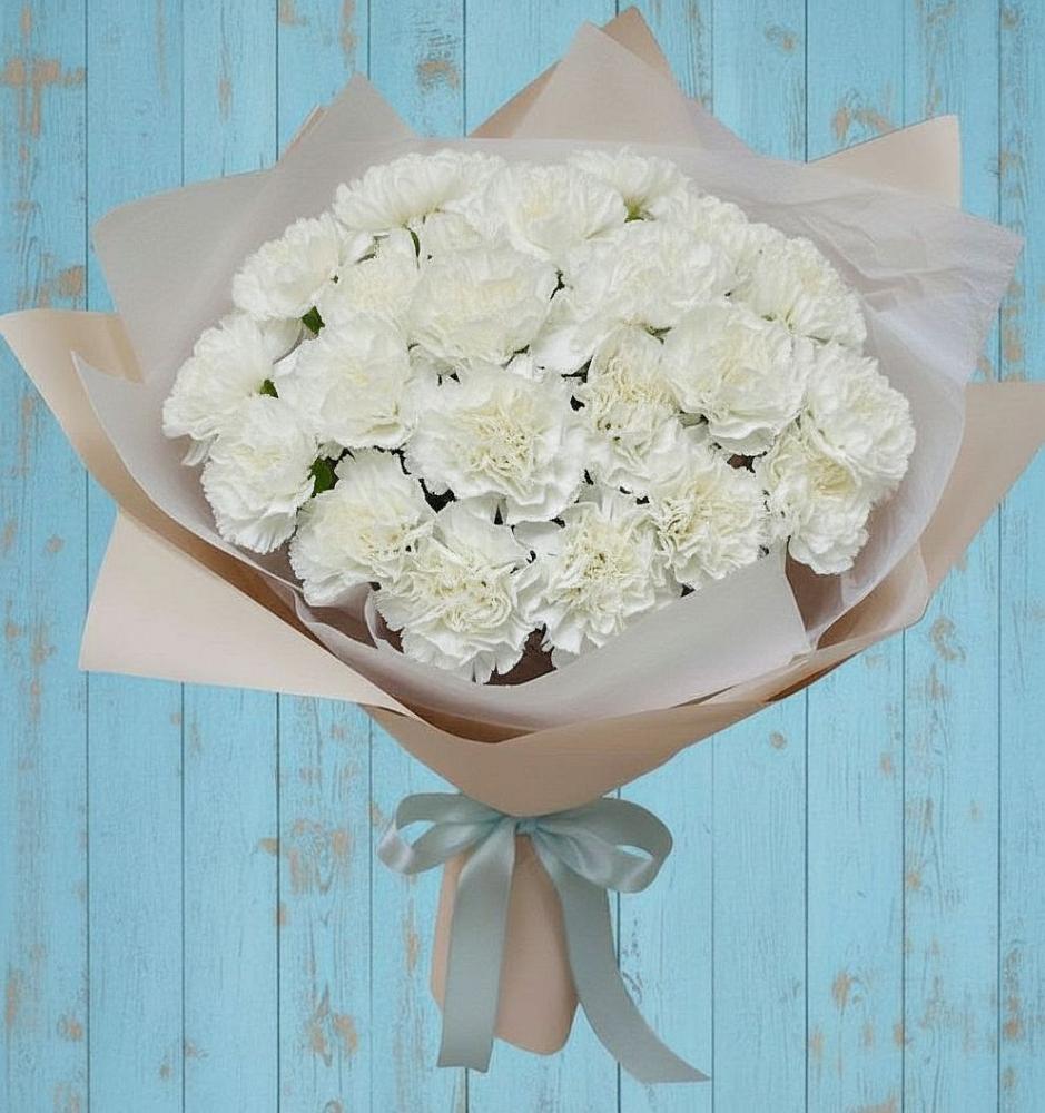 Букет цветов из: Гвоздики в Николаевской Республики Северная Осетия-Алания