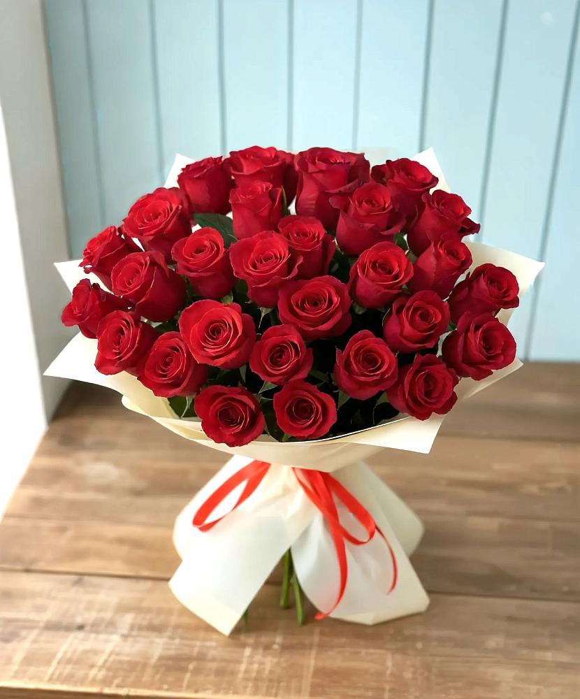 Букет 29 Красных роз в Николаевской Республики Северная Осетия-Алания
