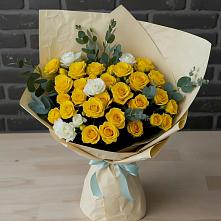 Букет цветов из:  Розы #REPLACE_PRED# Николаевской Республики Северная Осетия-Алания