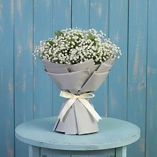Букет цветов из:  Гипсофила в Николаевской Республики Северная Осетия-Алания