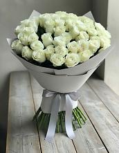 Букет 35 Белых роз в Николаевской Республики Северная Осетия-Алания