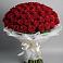 Букет 101 Красная роза Блэк Мэджик в Николаевской Республики Северная Осетия-Алания