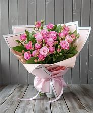 Букет Розовый кустик в Николаевской Республики Северная Осетия-Алания