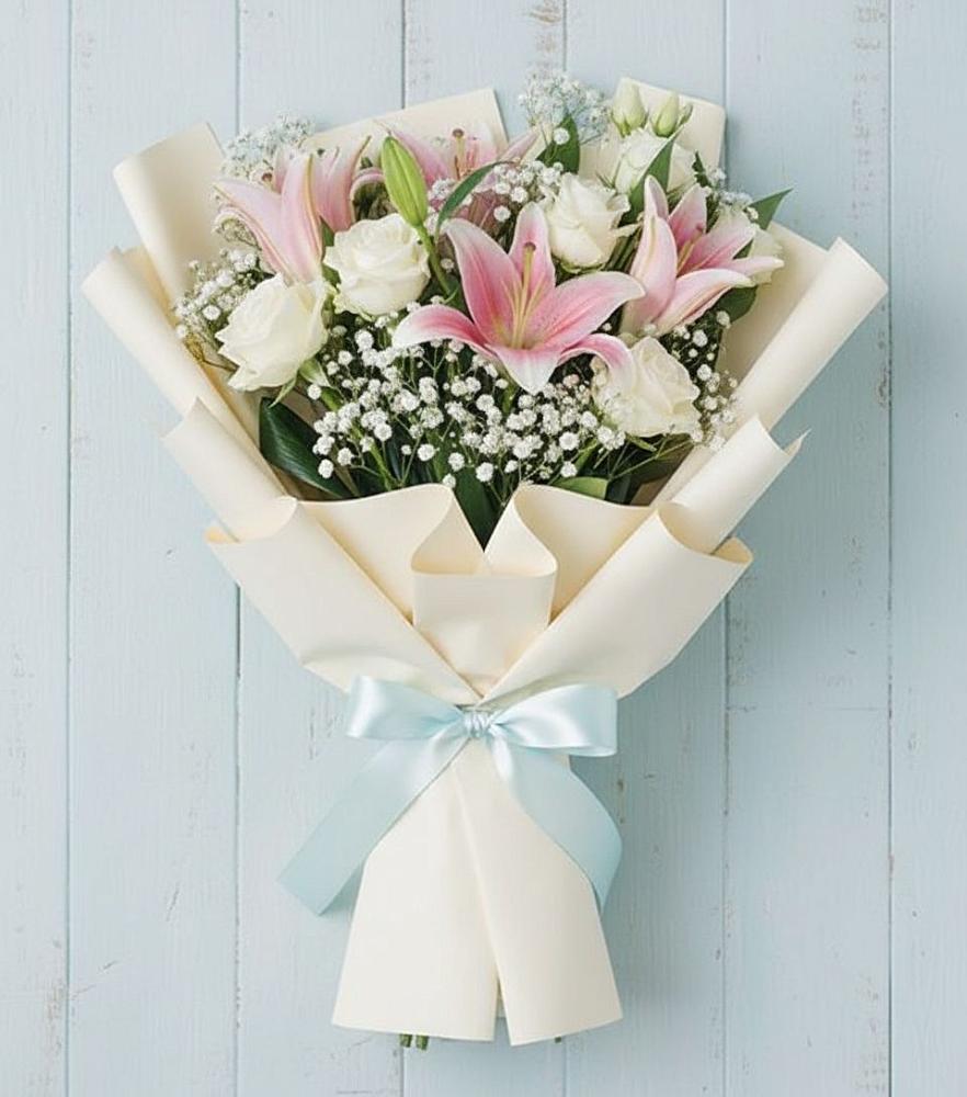 Букет цветов из: Лилии в Николаевской Республики Северная Осетия-Алания