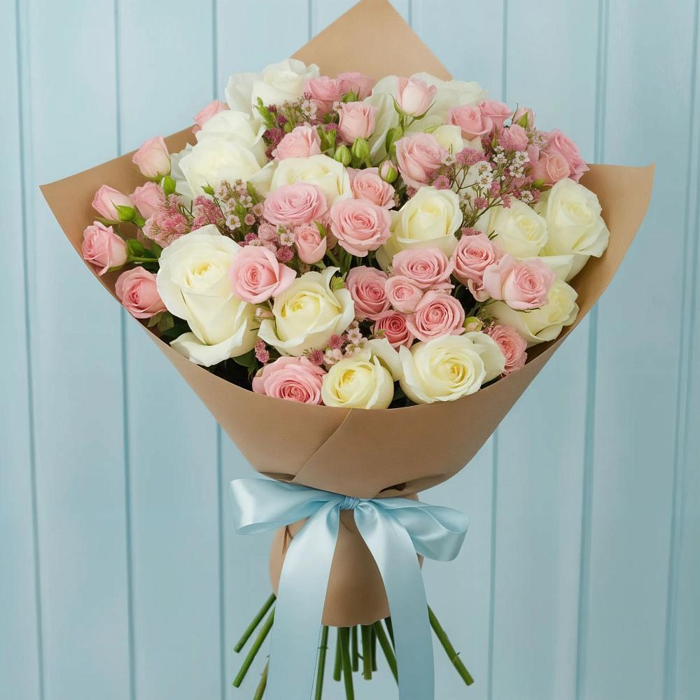 Букет цветов из: Розы в Николаевской Республики Северная Осетия-Алания