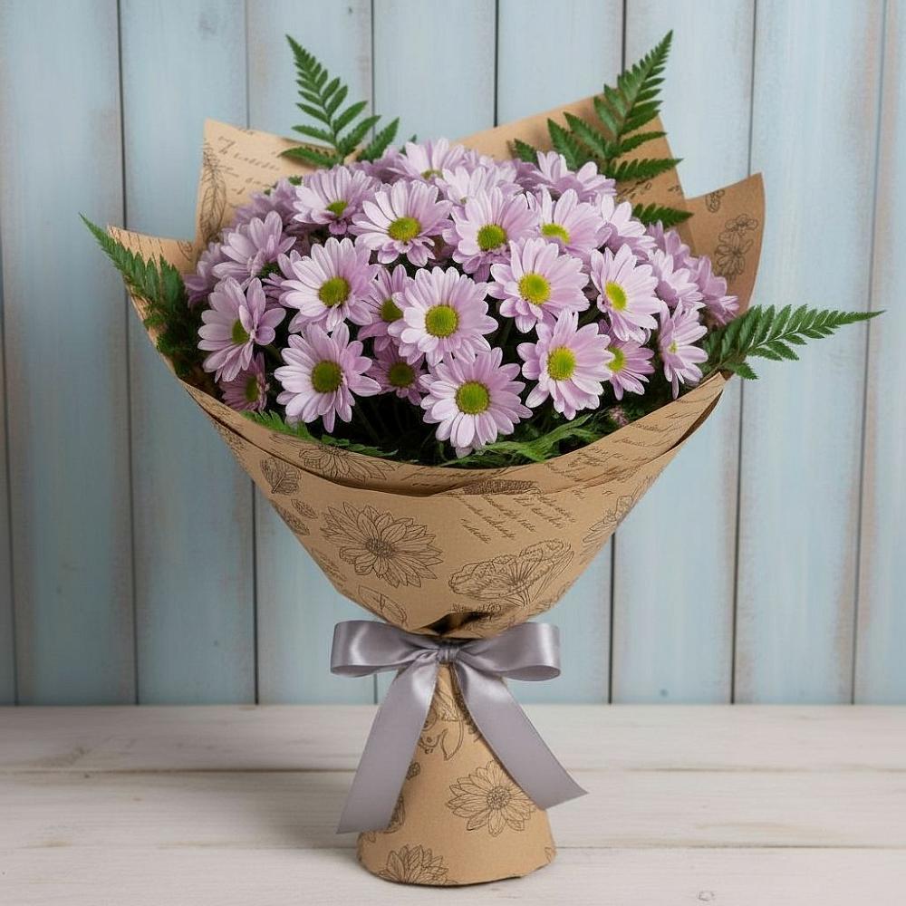Букет цветов из: Хризантемы в Николаевской Республики Северная Осетия-Алания