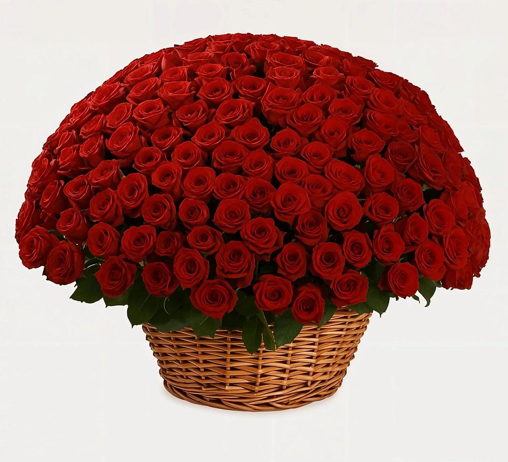 Премиум букет из: Розы в Николаевской Республики Северная Осетия-Алания