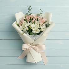 Букет цветов из:  Альстромерии в Николаевской Республики Северная Осетия-Алания