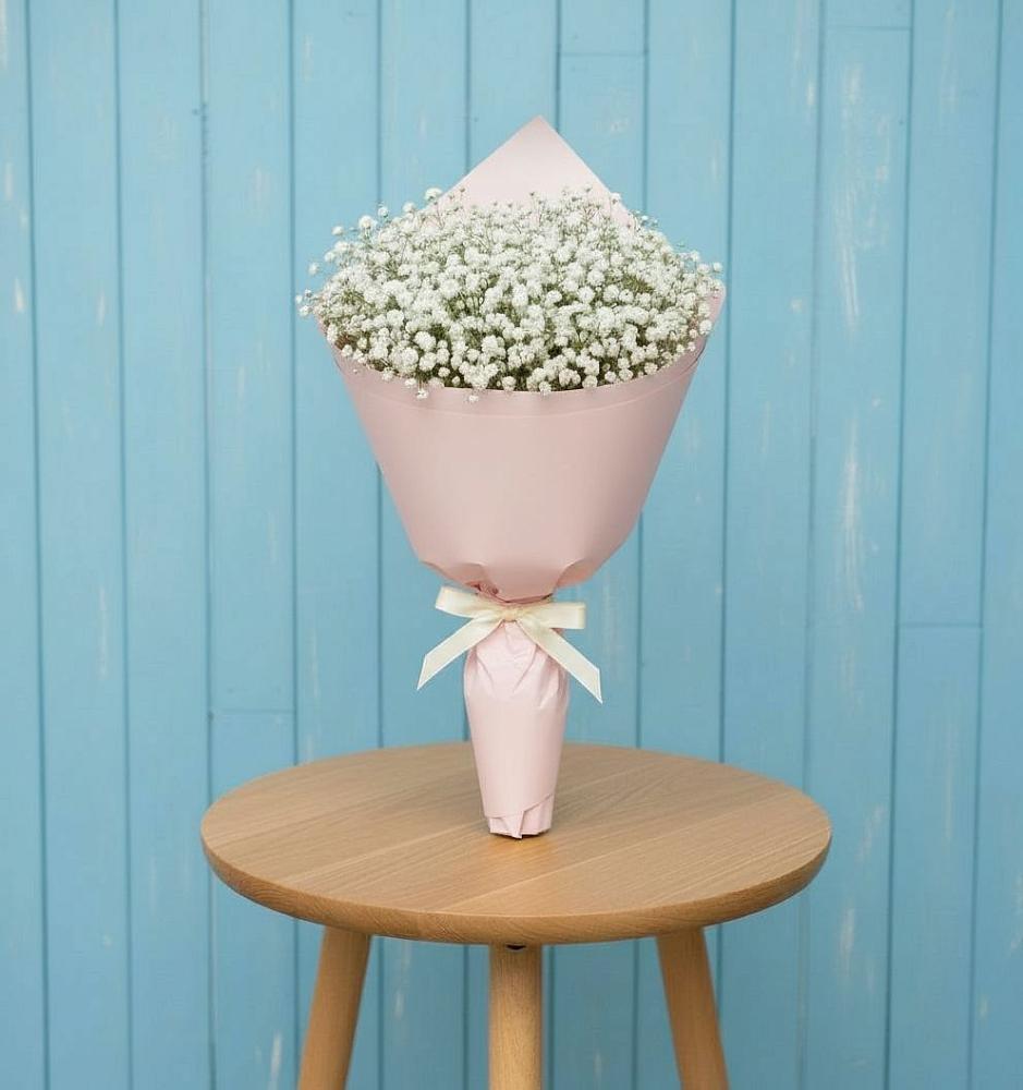 Букет цветов из: Гипсофила в Николаевской Республики Северная Осетия-Алания