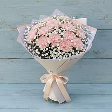 Букет цветов из:  Гвоздики в Николаевской Республики Северная Осетия-Алания
