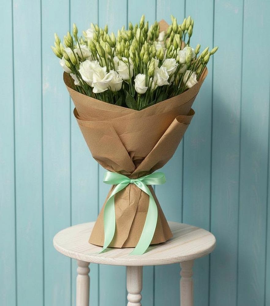 Букет цветов из: Лизиантусы в Николаевской Республики Северная Осетия-Алания