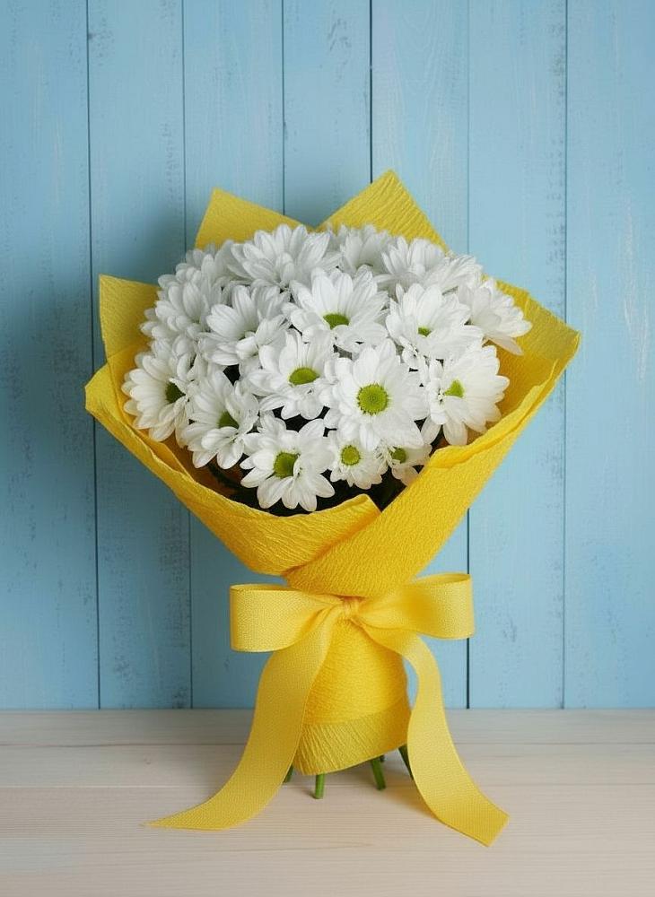 Букет цветов из: Хризантемы в Николаевской Республики Северная Осетия-Алания