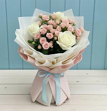 Букет цветов из:  Розы #REPLACE_PRED# Николаевской Республики Северная Осетия-Алания