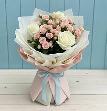 Букет цветов из:  Розы в Николаевской Республики Северная Осетия-Алания