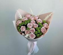 Букет цветов из:  Розы и Хризантемы в Николаевской Республики Северная Осетия-Алания