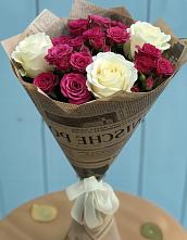 Букет цветов из:  Розы #REPLACE_PRED# Николаевской Республики Северная Осетия-Алания