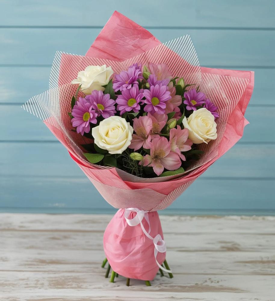 Букет цветов из: Герберы в Николаевской Республики Северная Осетия-Алания