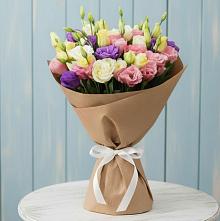 Букет цветов из:  Лизиантусы в Николаевской Республики Северная Осетия-Алания