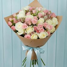 Букет цветов из:  Розы в Николаевской Республики Северная Осетия-Алания