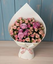 Букет цветов из:  Розы #REPLACE_PRED# Николаевской Республики Северная Осетия-Алания