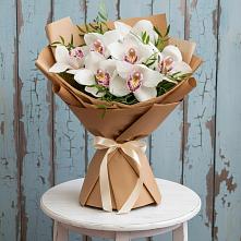 Букет цветов из:  Орхидеи и Розы в Николаевской Республики Северная Осетия-Алания